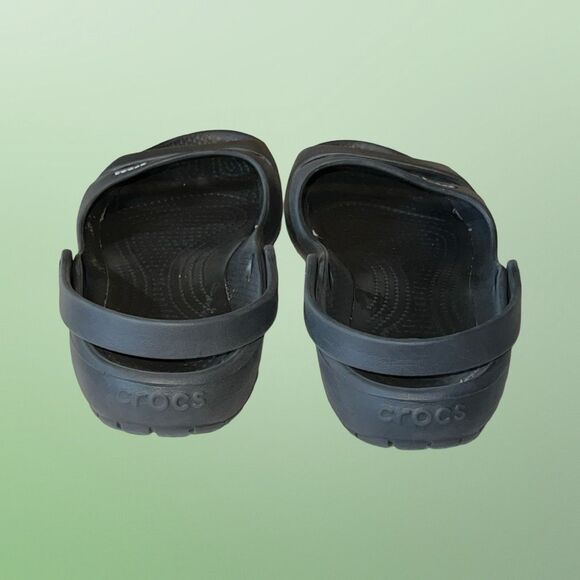 Crocs Black Cleo II Mary Jane’s Women's Sandal Size 10 - Picture 3 of 5